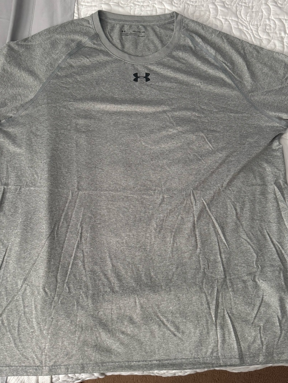 Under Armour Men’s Light Gray Performance Short Sleeve Tee